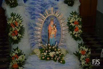 Bajada de la Virgen de las Nieves y encuentro folclórico Anzar en Lomo Magullo (Foto Francisco Javier Santana)